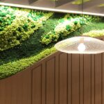 Moss wall office space